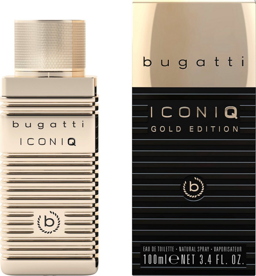 bugatti Eau de Toilette ICONIQ GOLD EDT 100ml, mit unvergleichlicher Anziehungskraft