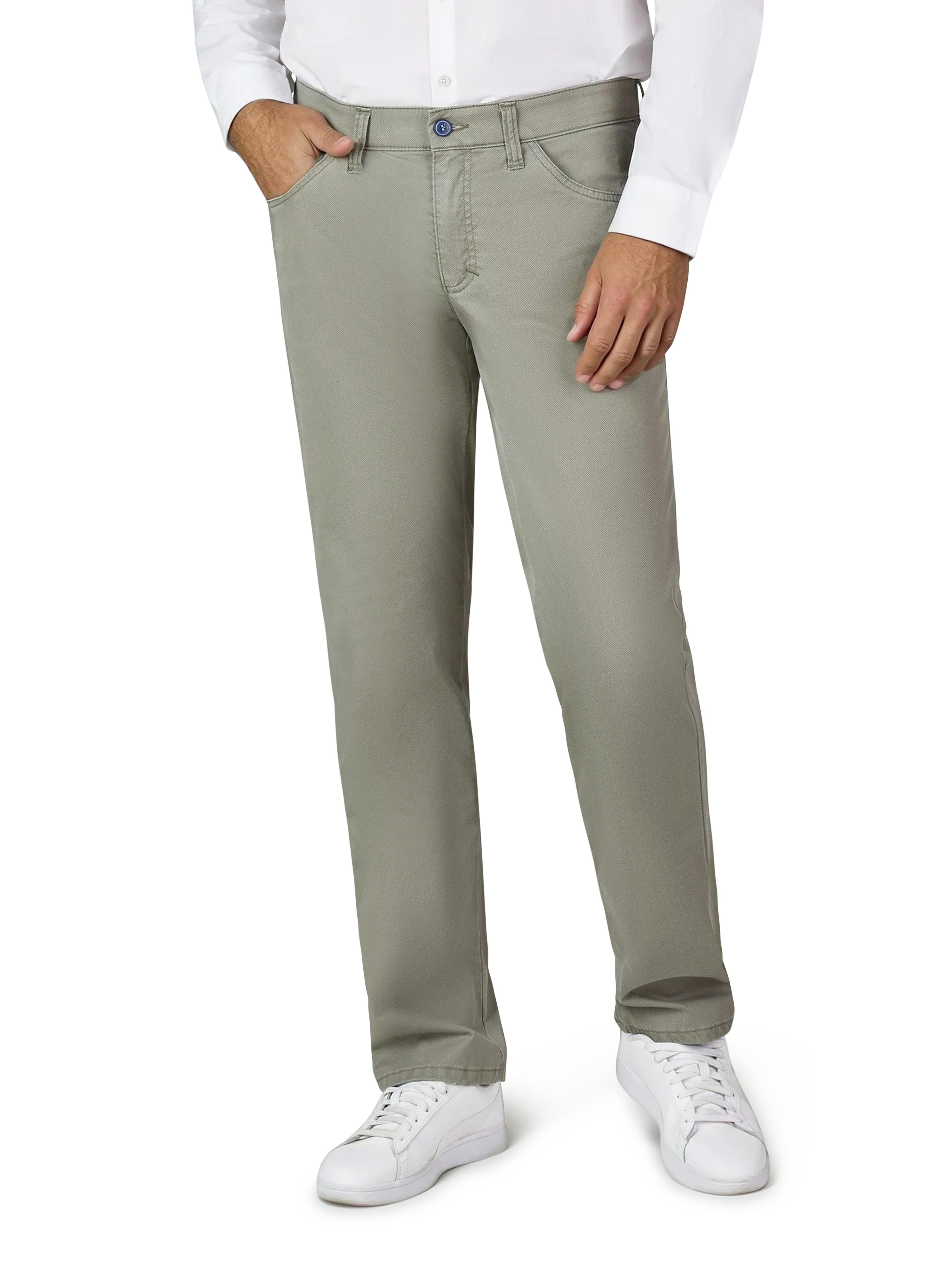 Club of Comfort 5-Pocket-Hose modifizierte 5 Pocket MARVIN 8322 - khaki - Herrenhose - 24 ["Swingpocket mit geschwungenen Eingriffen an den Vordertaschen und