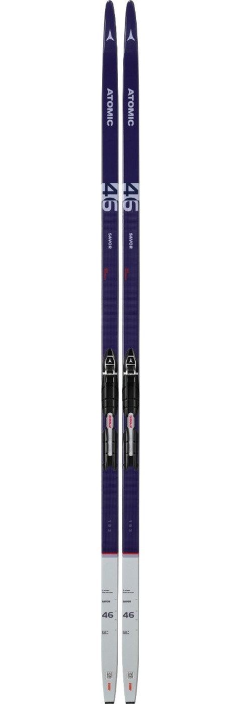 Atomic Langlaufski SAVOR 46 GRIP + AC CL 000 Blue/Grey/Red
