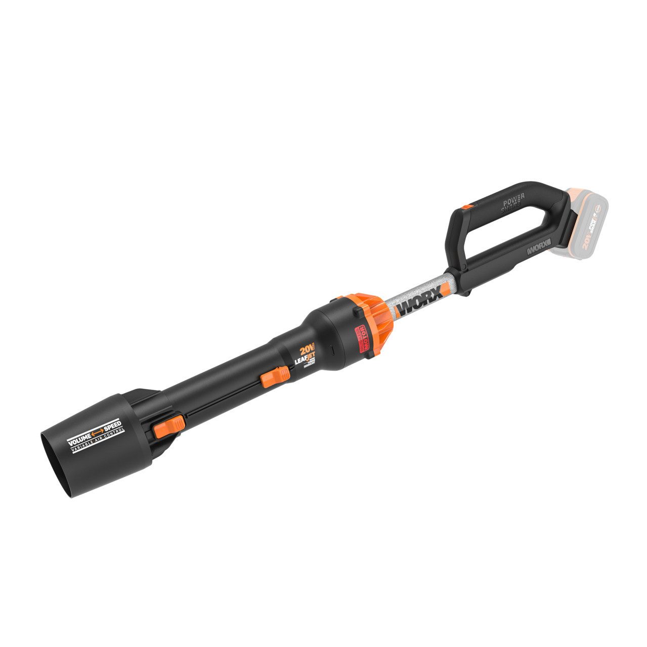 Worx Akku-Laubbläser Worx Nitro Profi Akku-Laubbläser Leafjet 20V, Ohne Akk günstig online kaufen