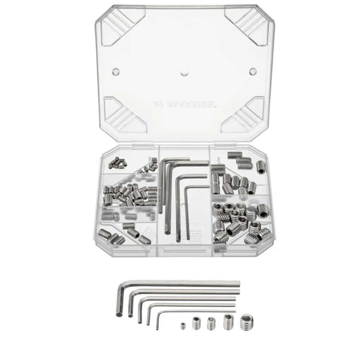 Parkside Schrauben-Set Madenschrauben-Sortiment, 100-teilig