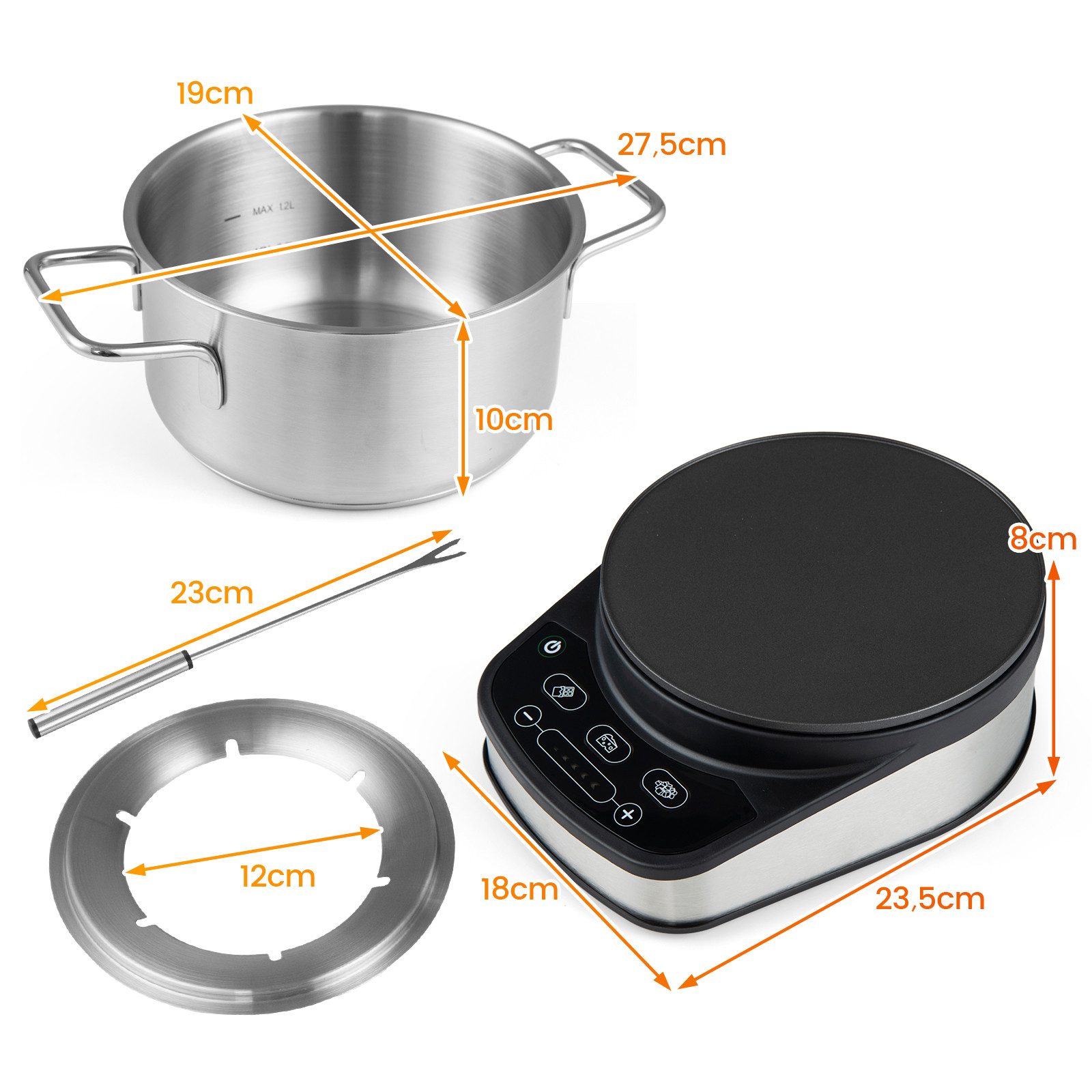 KOMFOTTEU Elektro-Fondue