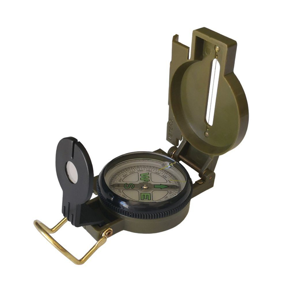 Militär Marschkompass,Navigation Kompass Fluoreszierendem Peilkompass Kompass 