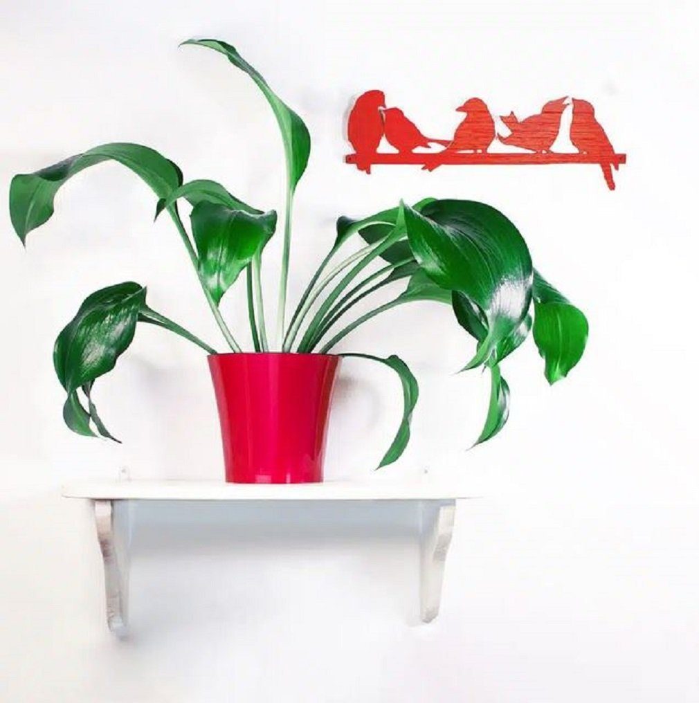 Santino div. Farben + selbstbewässernde rot-weiß Größen "Arte" St) (1 - Blumentopf Pflanztöpfe