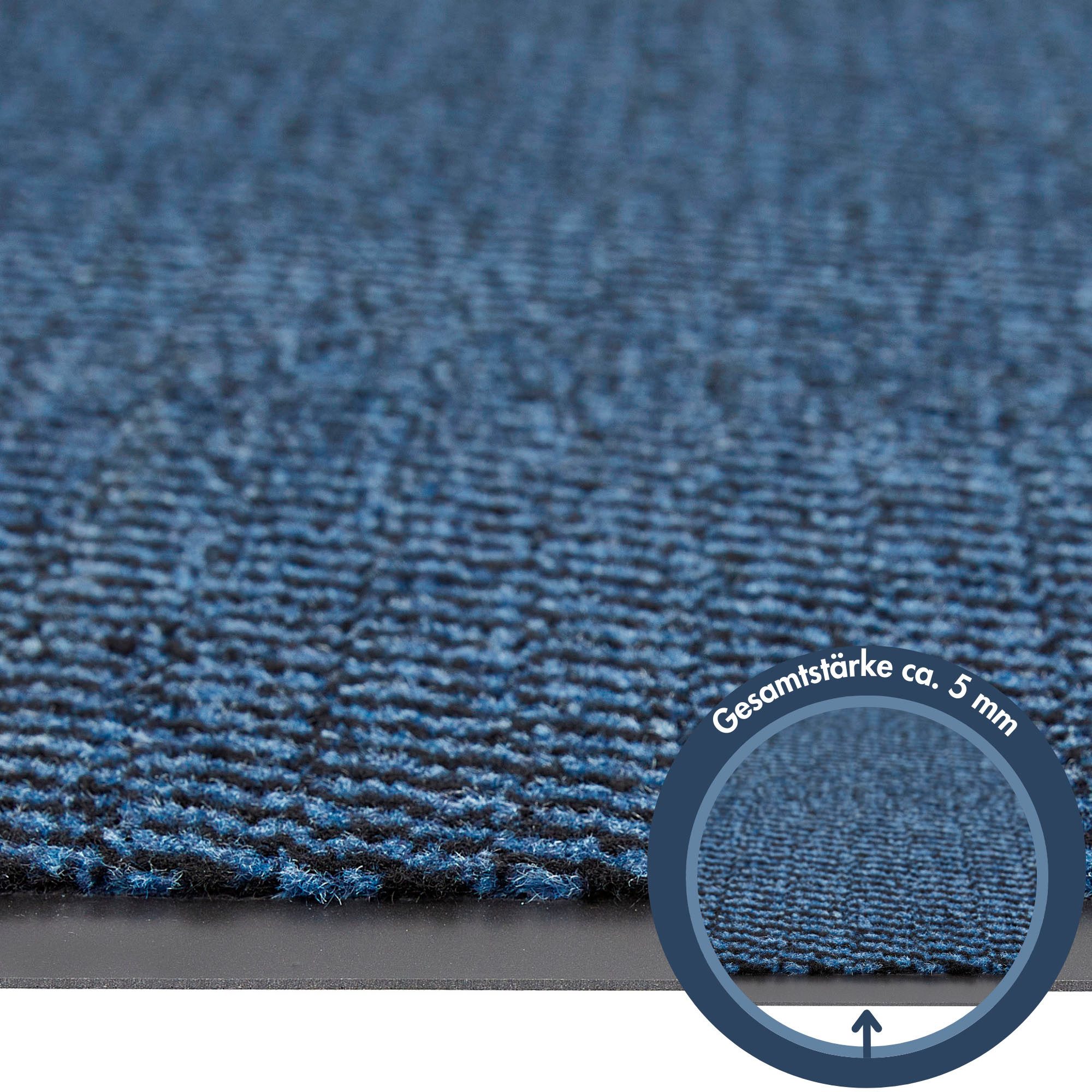 Andiamo Fußmatte Easy, Made in Netherlands, rechteckig, Höhe: 5 mm, Schmutzfangmatte, rutschhemmend, Innen- und überdachten Außenbereich