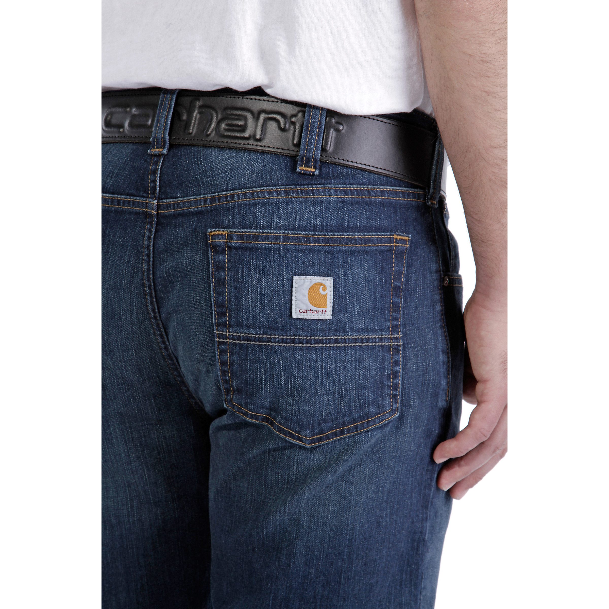 Carhartt Arbeitshose Flex Relaxed Straight jeans Sitzt etwas unterhalb der Taille
