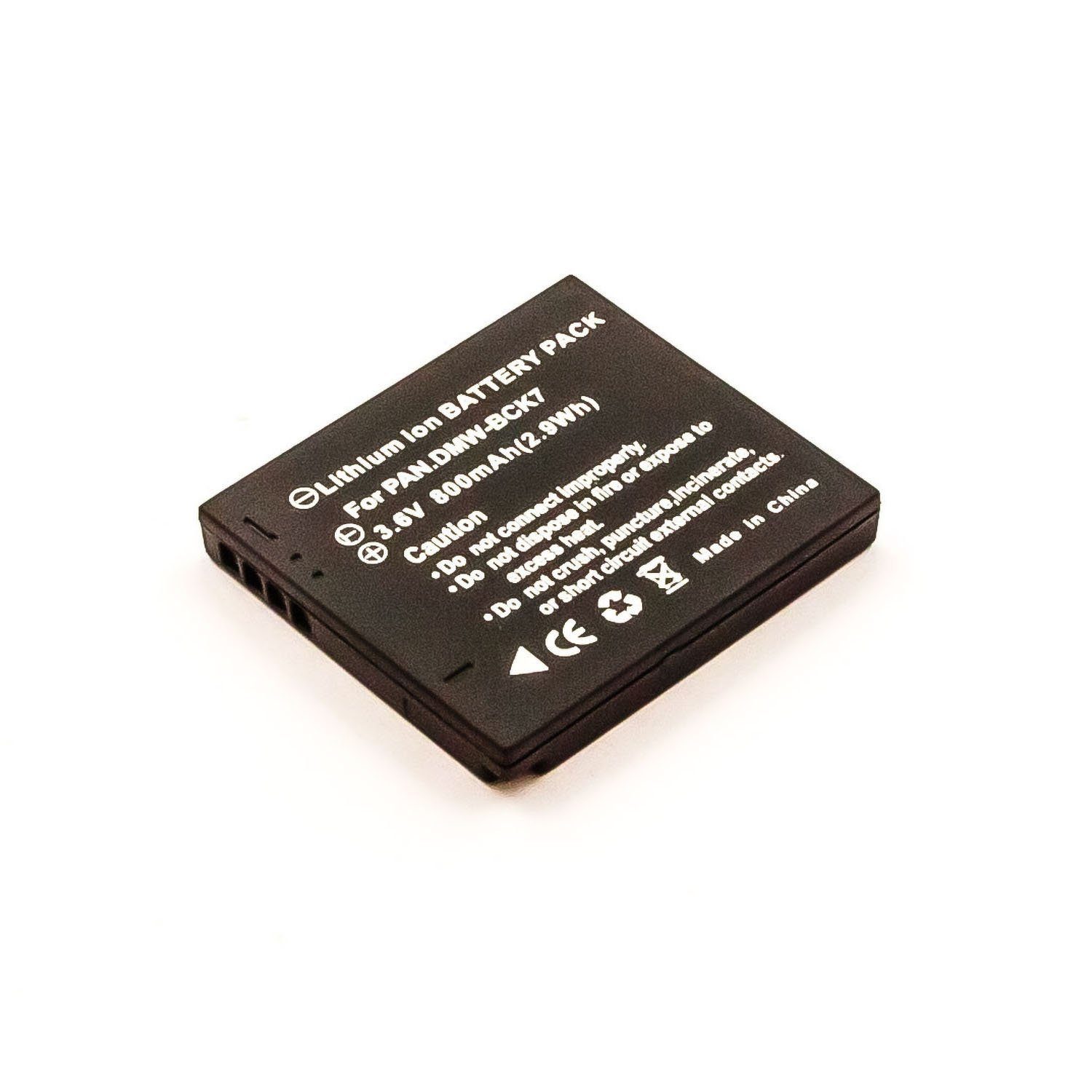 DMC-FT25 St) kompatibel Akku (1 Akku mit mAh Panasonic 600 Akku MobiloTec LUMIX