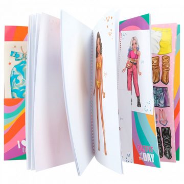 Depesche Malvorlage Top Model Dress me up gross Malbuch Buch inkl. Sticker Ausmalbuch (1-St)