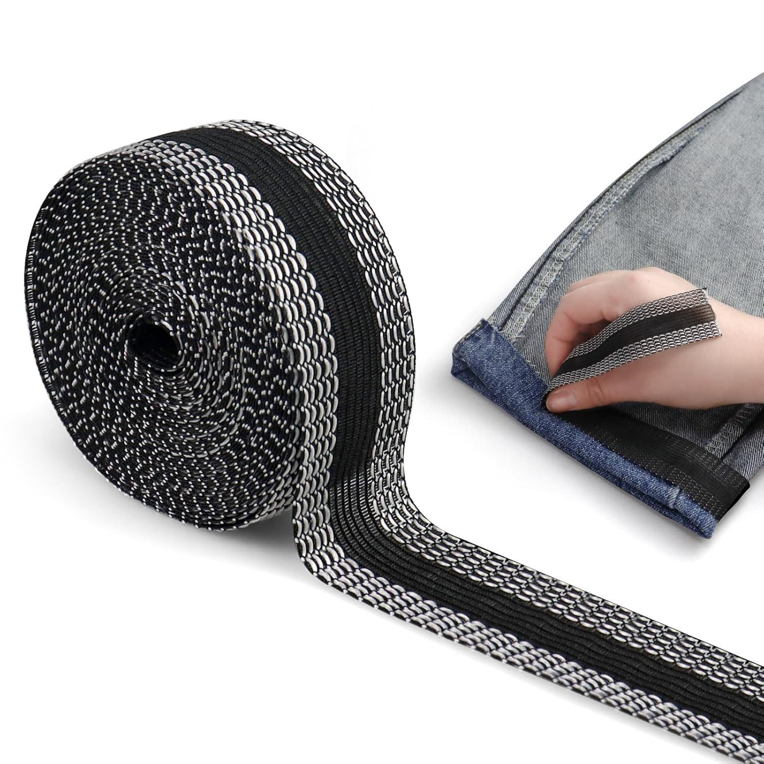 Bwecuy Aufnäher Kleidung AufbüGeln Kleidung Klebeband Selbstklebende Saumband