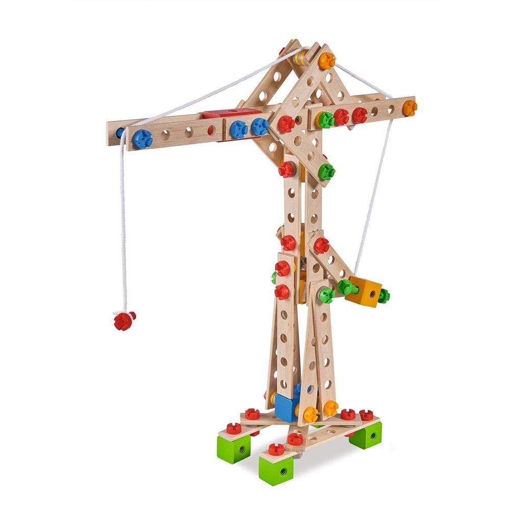 Eichhorn Constructor Kran Holzspielzeug Konstruktionsspielsteine, 170 Baute günstig online kaufen