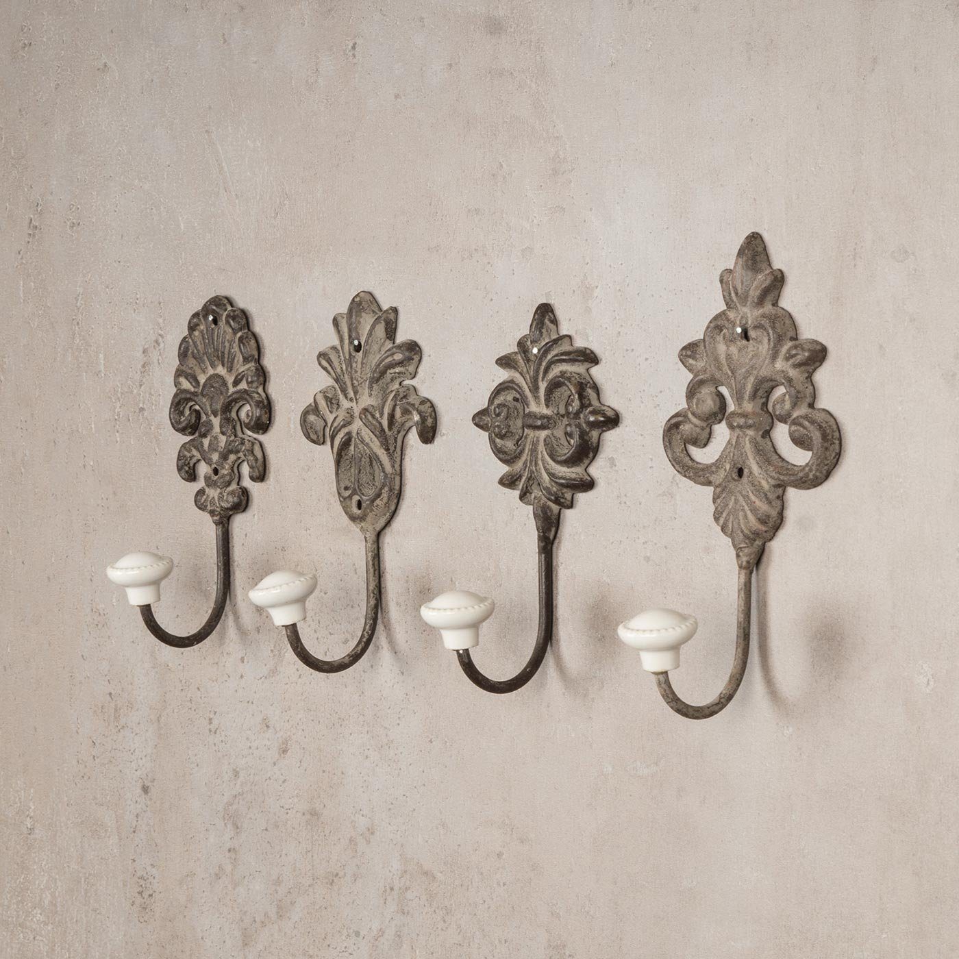 Levandeo® Garderobenhaken, 4tlg. Haken Set Wandhaken günstig online kaufen
