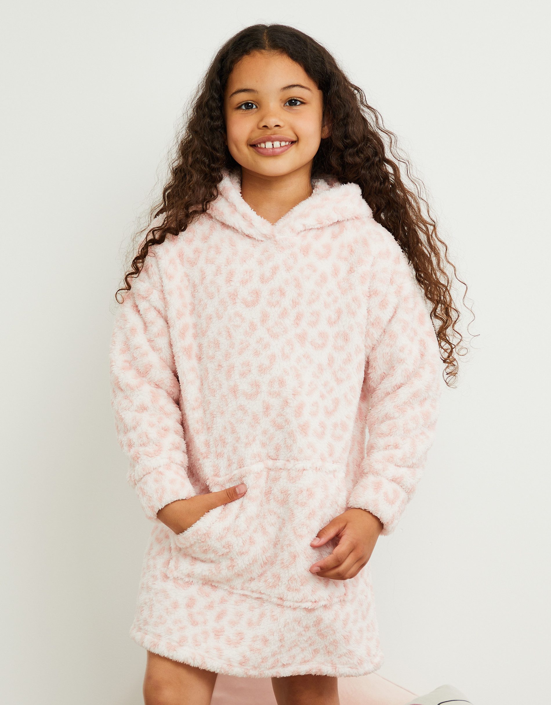 Threadgirls Kapuzensweatshirt THB Hare Oversied Hoodie (1-tlg) mit angesagtem Leo-Muster