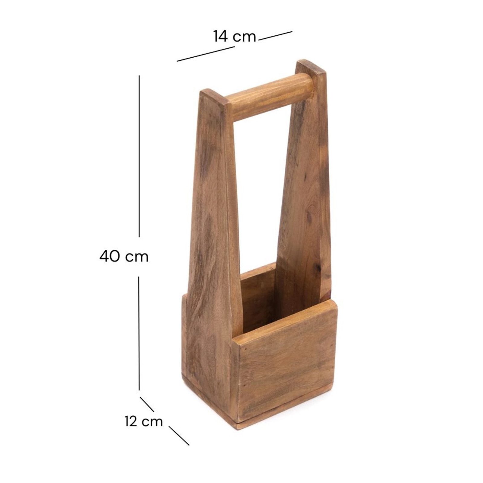 CREEDWOOD Weinregal HOLZ FLASCHENHALTER "PORTE", für 1 Flasche, Altholz massiv, Flaschen