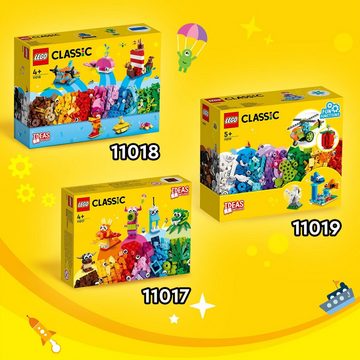 LEGO® Konstruktionsspielsteine Bausteine und Funktionen (11019), LEGO® Classic, (500 St), Made in Europe