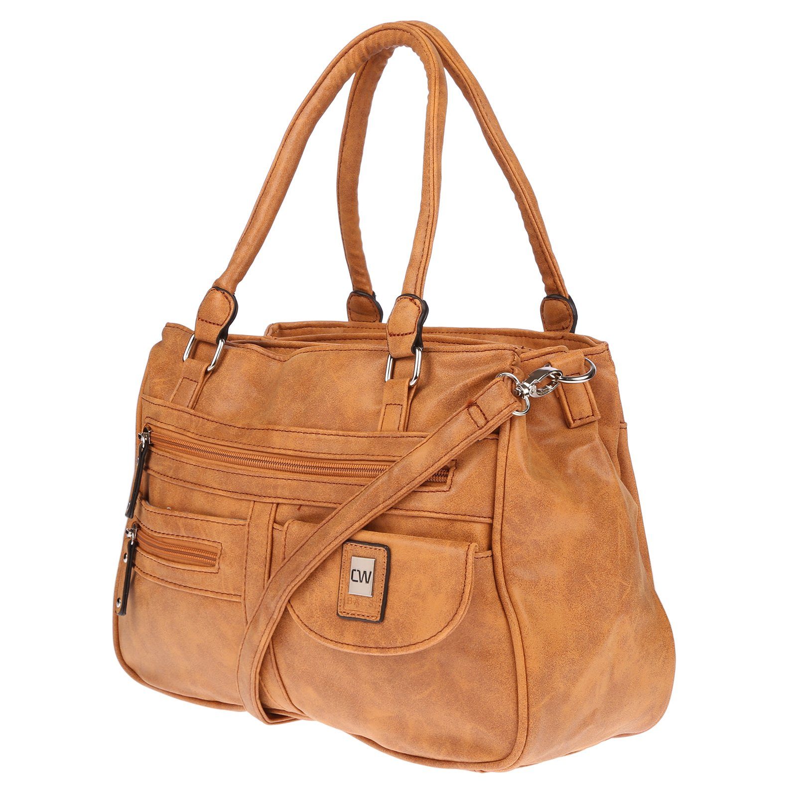 Christian Wippermann Henkeltasche Große Damen Tasche Umhängetasche Schultertasche (1 tlg), Henkeltasche