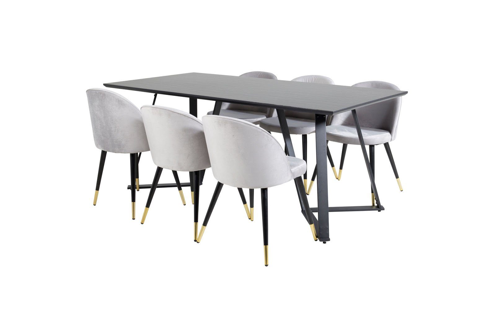 ebuy24 Essgruppe MarinaBLBL Essgruppe Esstisch schwarz günstig online kaufen