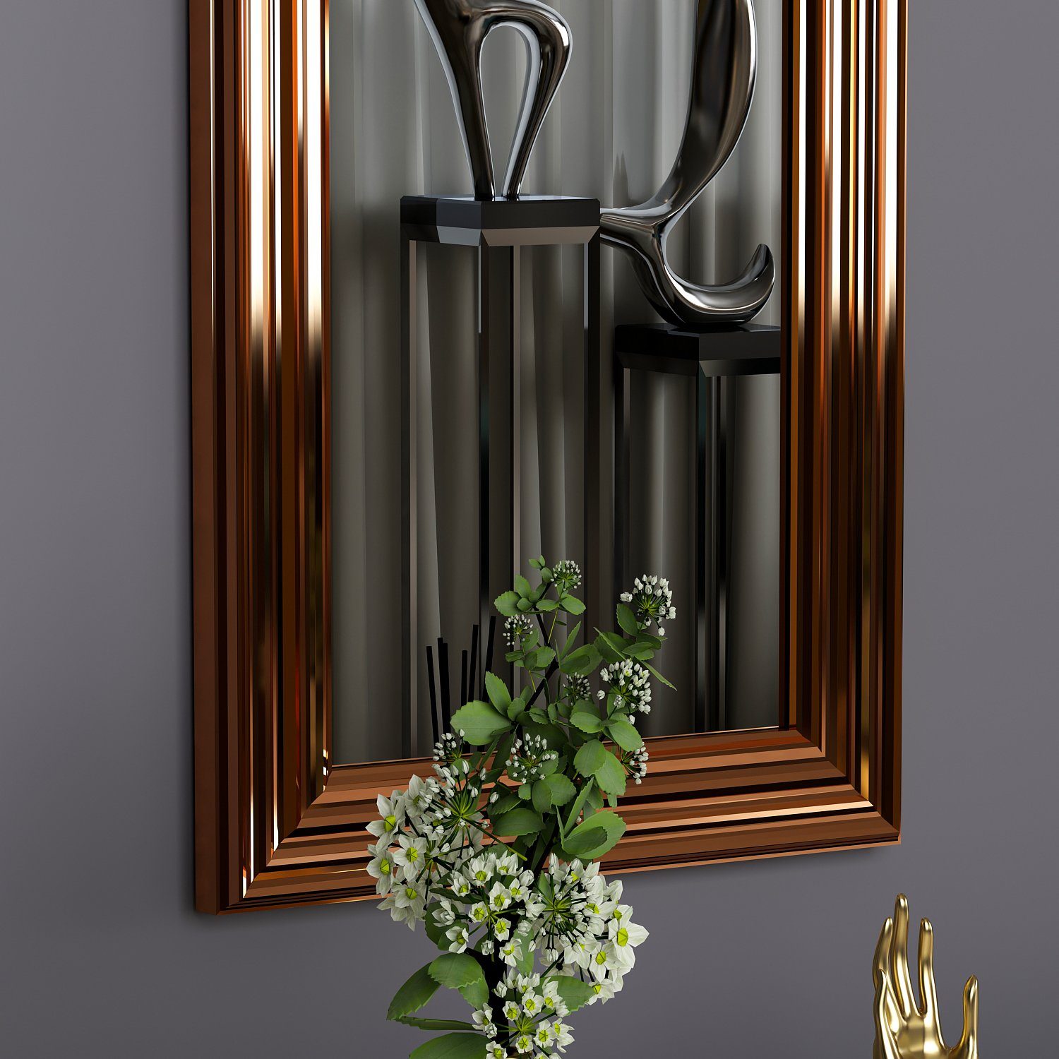 Boos Spiegel Spiegel moebel17 Bronze