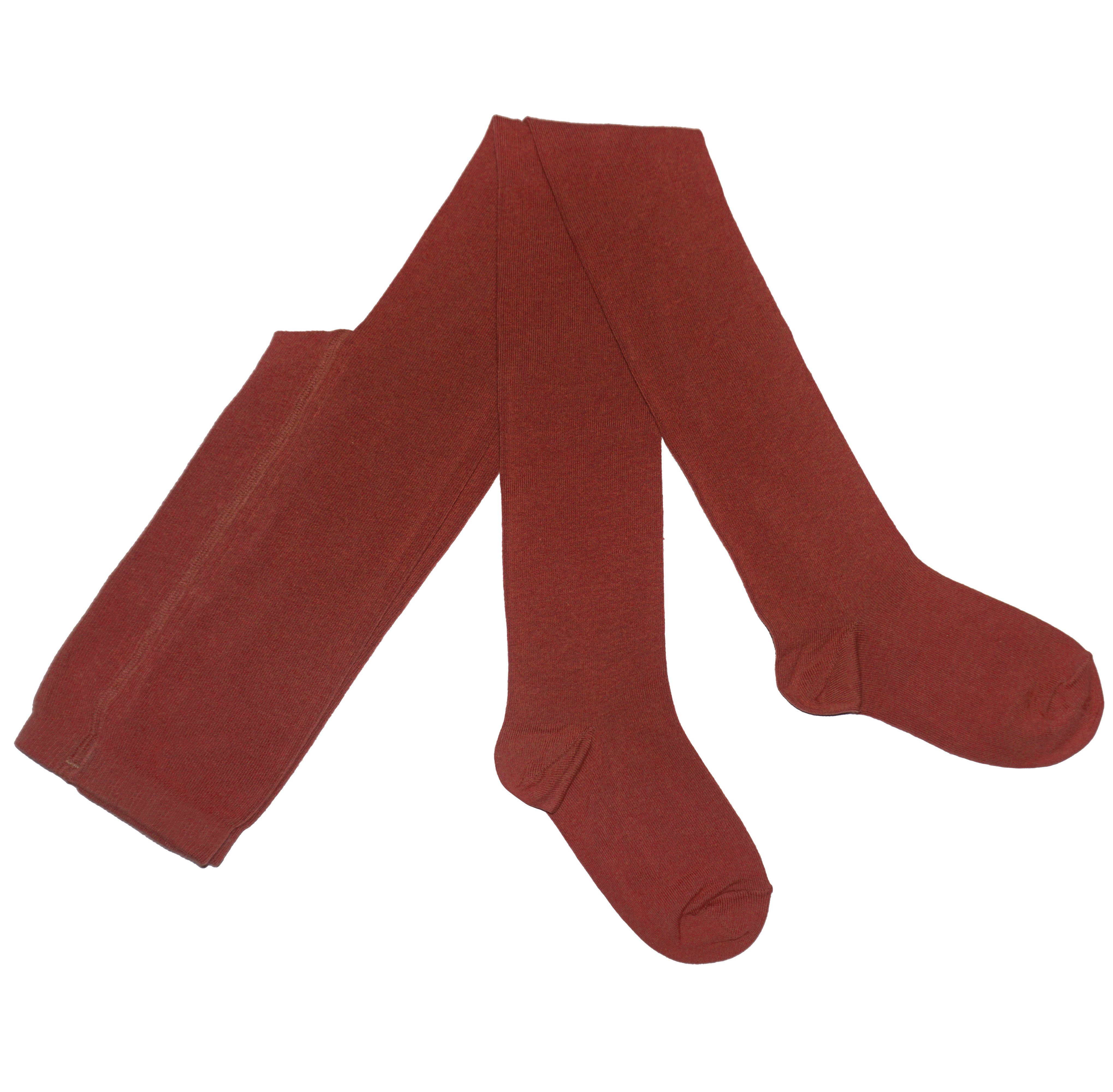 Strickstrumpfhose Kinderstrumpfhosen >>Einfarbig: Art<< mit Baumwolle