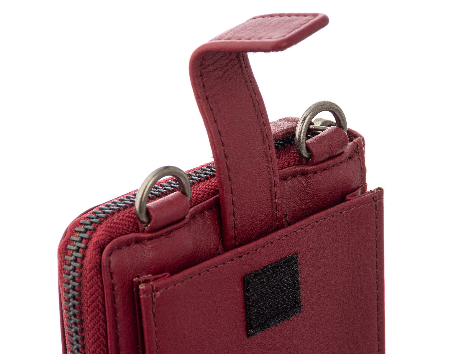 HARBOUR 2nd Schultertasche Pamela Mobilebag-Style Leder Handytasche/Geldbörse (1 Stück, 1-tlg., B/H/T)ca. 11/19,5/3 cm), Leder