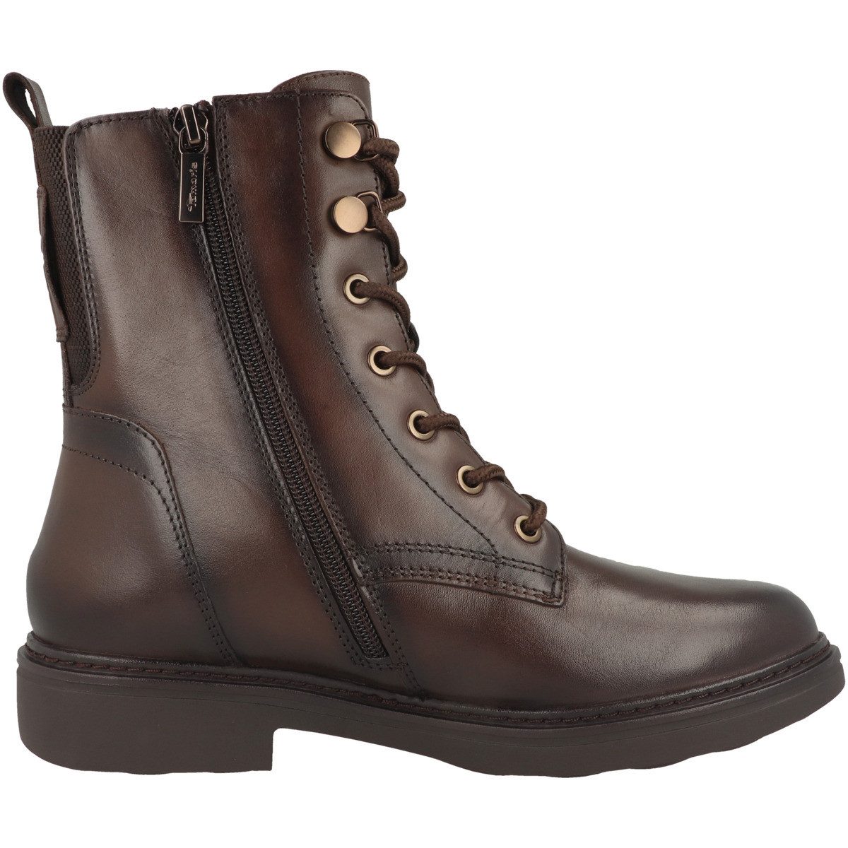 Tamaris 8-85107-43 Damen Schnürboots Stiefeletten, Stiefel, Winterstiefel, Winterboots, Schneestiefel