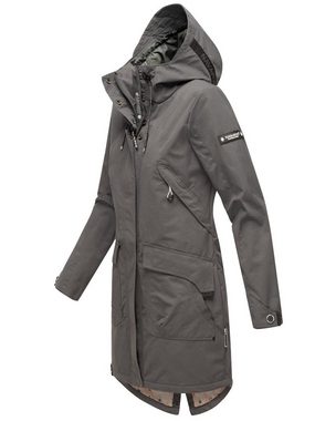 Navahoo Outdoorjacke Pfefferschote moderne Damen Übergangsjacke mit Kapuze