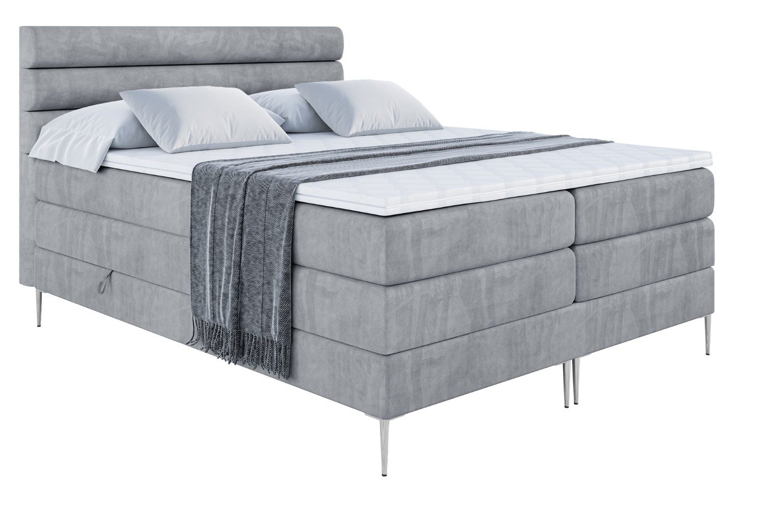 ALTDECOR Boxspringbett CELESTIA-F KING (Multipocket-Matratze H4, günstig online kaufen