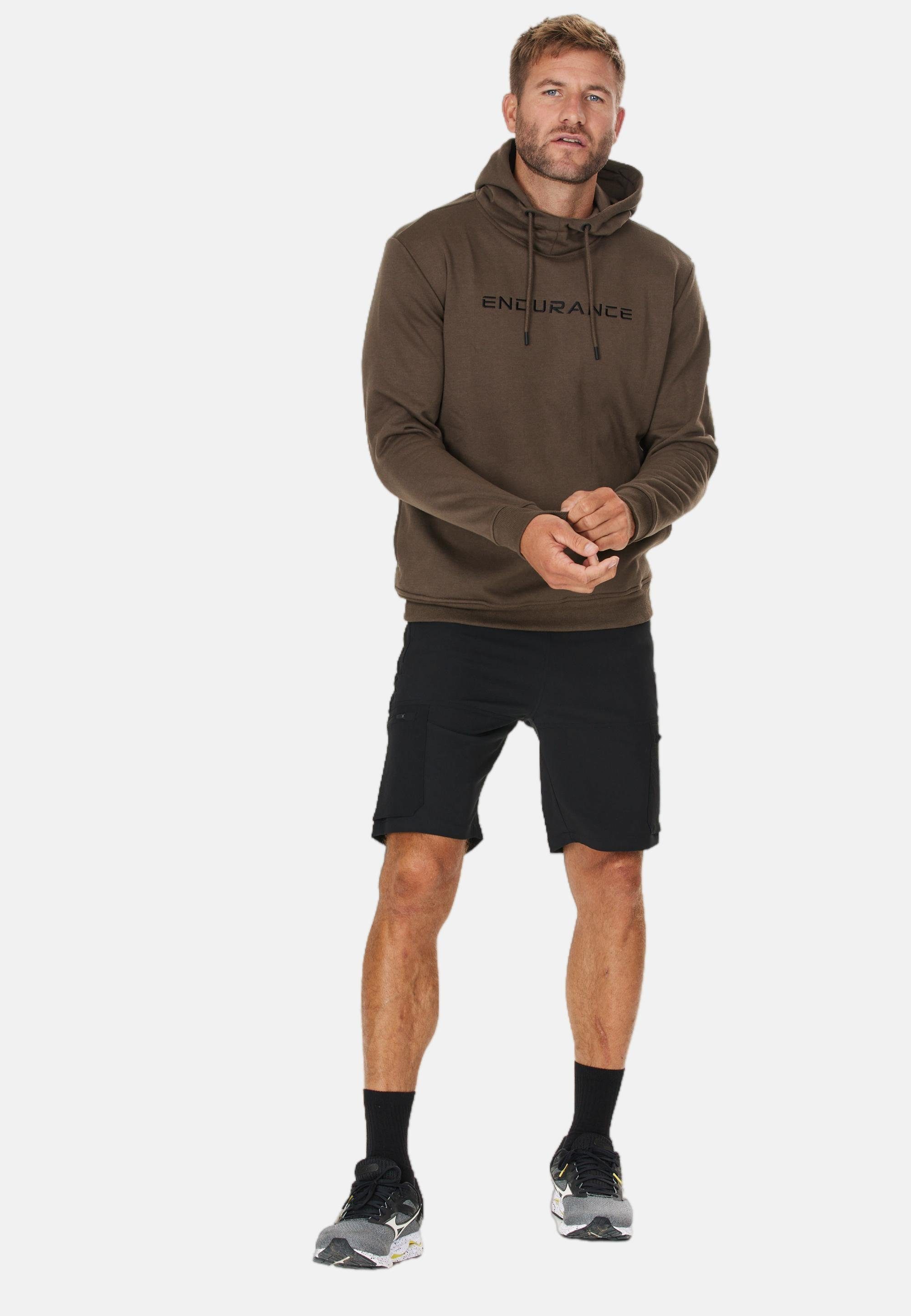 LIONK Kapuzensweatshirt khaki trockender ENDURANCE Qualität schnell in