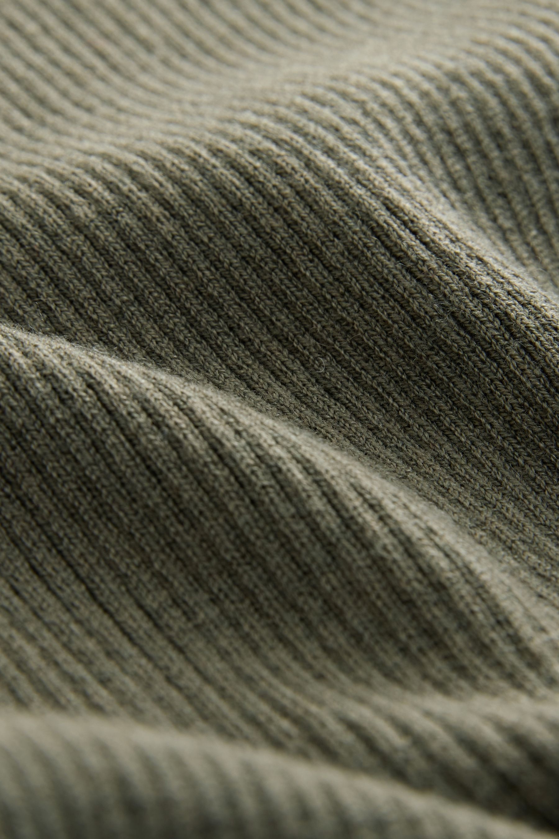 Next Strickpullover Gerippter Rollkragenpullover mit Wollanteil günstig online kaufen