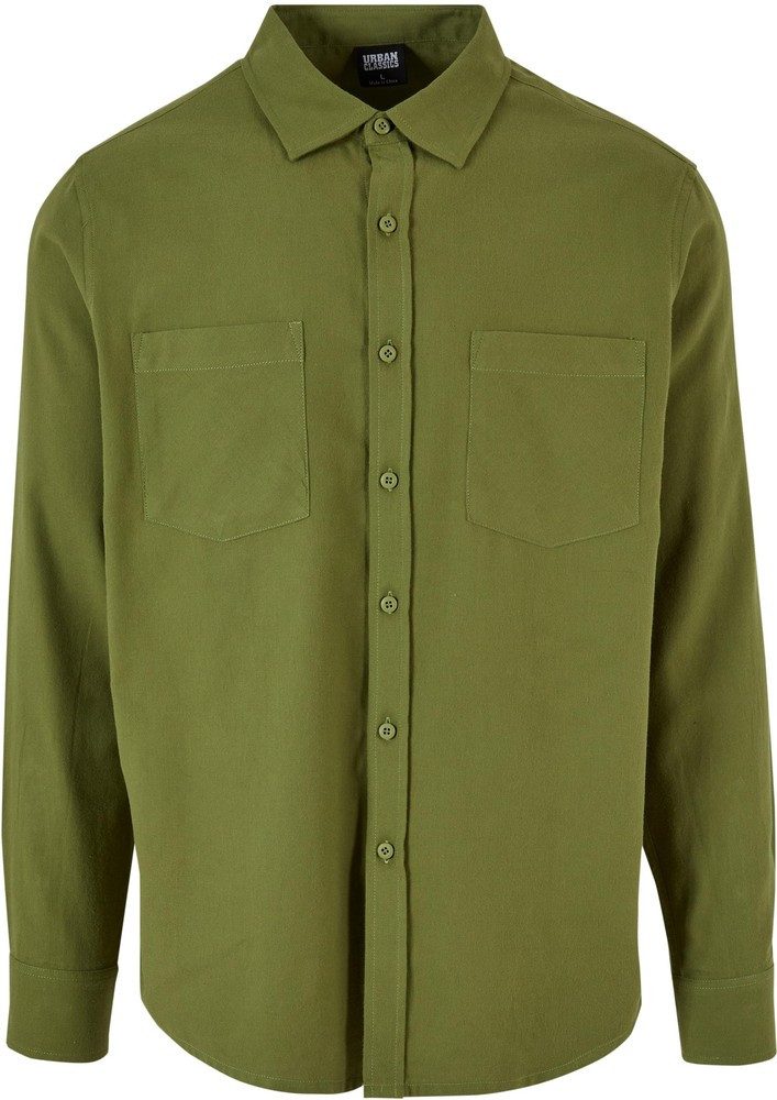 URBAN CLASSICS Langarmhemd Flanell Shirt