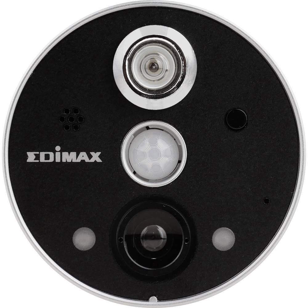Edimax Digitaler Türspion WLAN IP-Türspionkamera Easysec IC-6220DC (mit 2-Wege-Kommunikation, Aufnahme auf Speicherkarte)