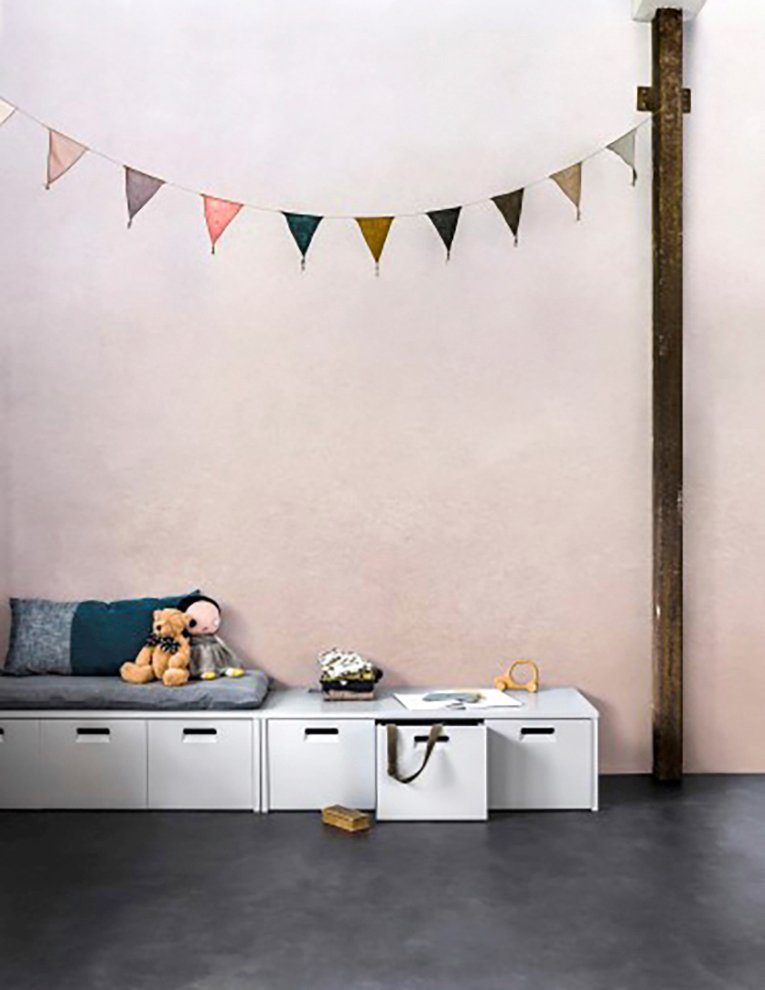 vtwonen Fototapete Degrade, glatt, Ton-in-Ton, (1 St), Soft Rosa - 300x280 cm