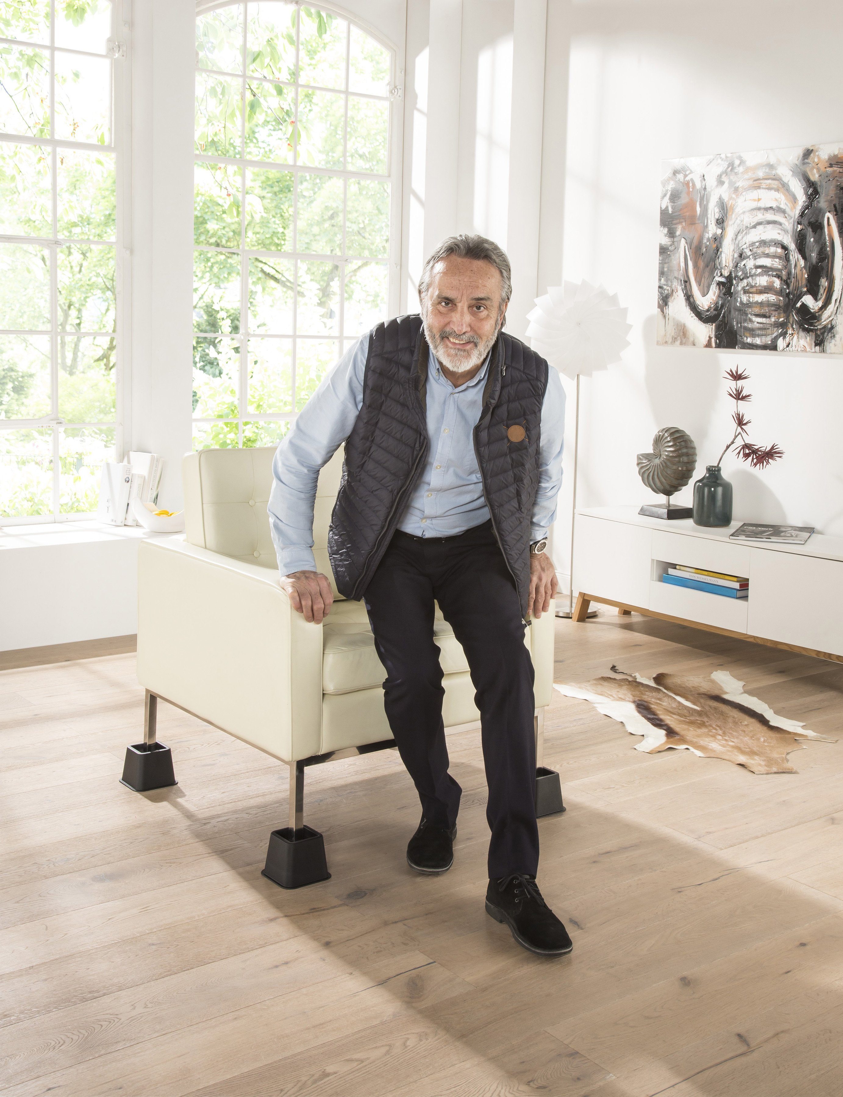 Ruco Standregal (Möbelerhöhung), Set 8-tlg., Kunsttoff, erleichtert das Auf günstig online kaufen