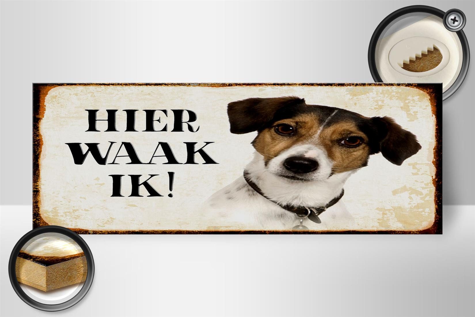 Femer GmbH Holzbild Spruch 27x10cm holländisch günstig online kaufen