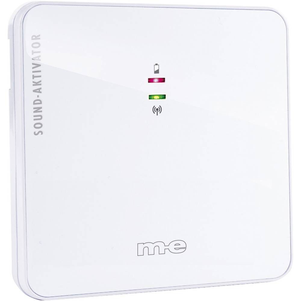 m-e Smart Home Türklingel Geräusch-aktiver Funk-Sender (sound-aktiv) Mod. BELL-215 41382 (klangaktiv)