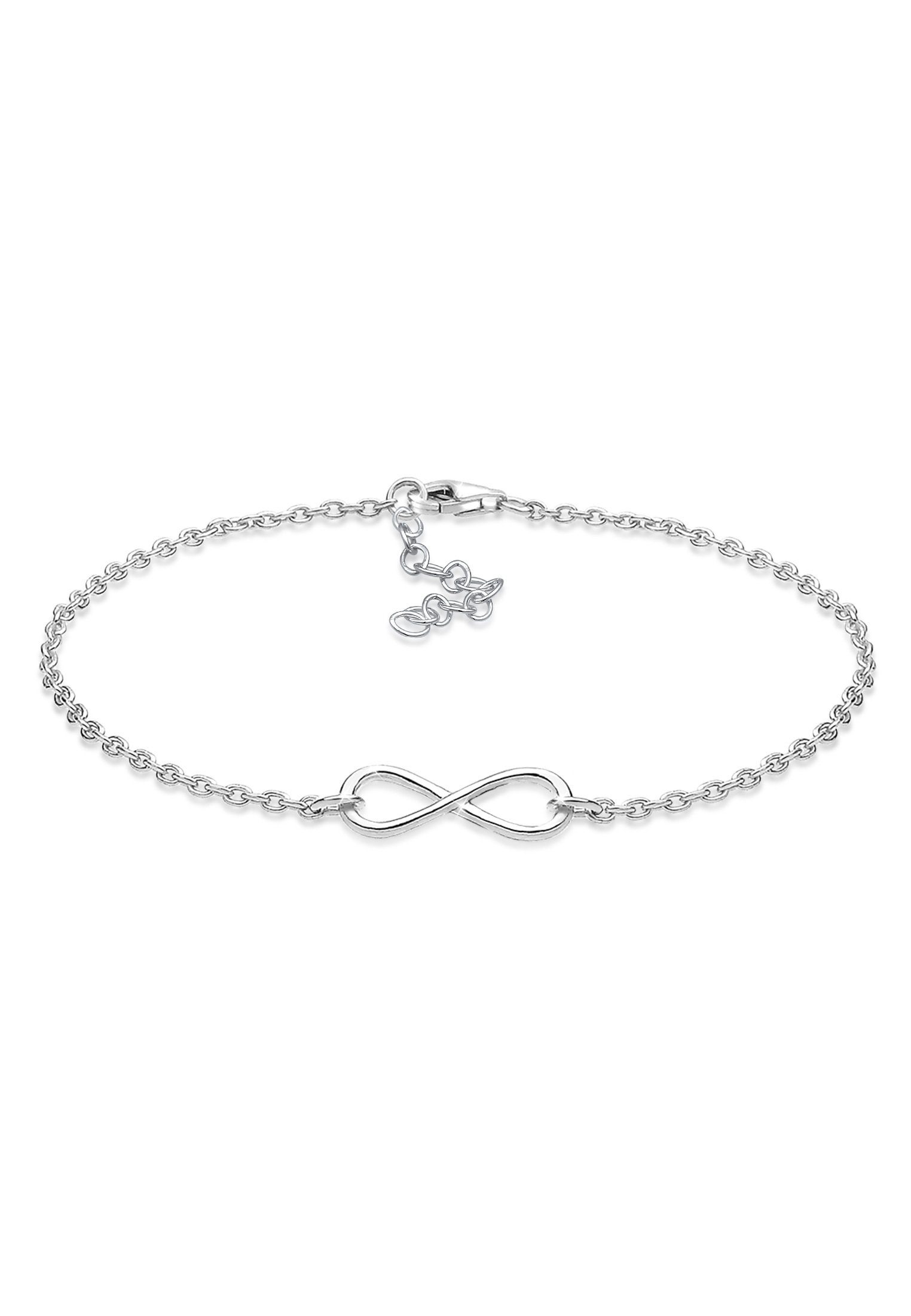 Elli Armband Basic Infinity Unendlichkeit Symbol 925 Silber, Infinity