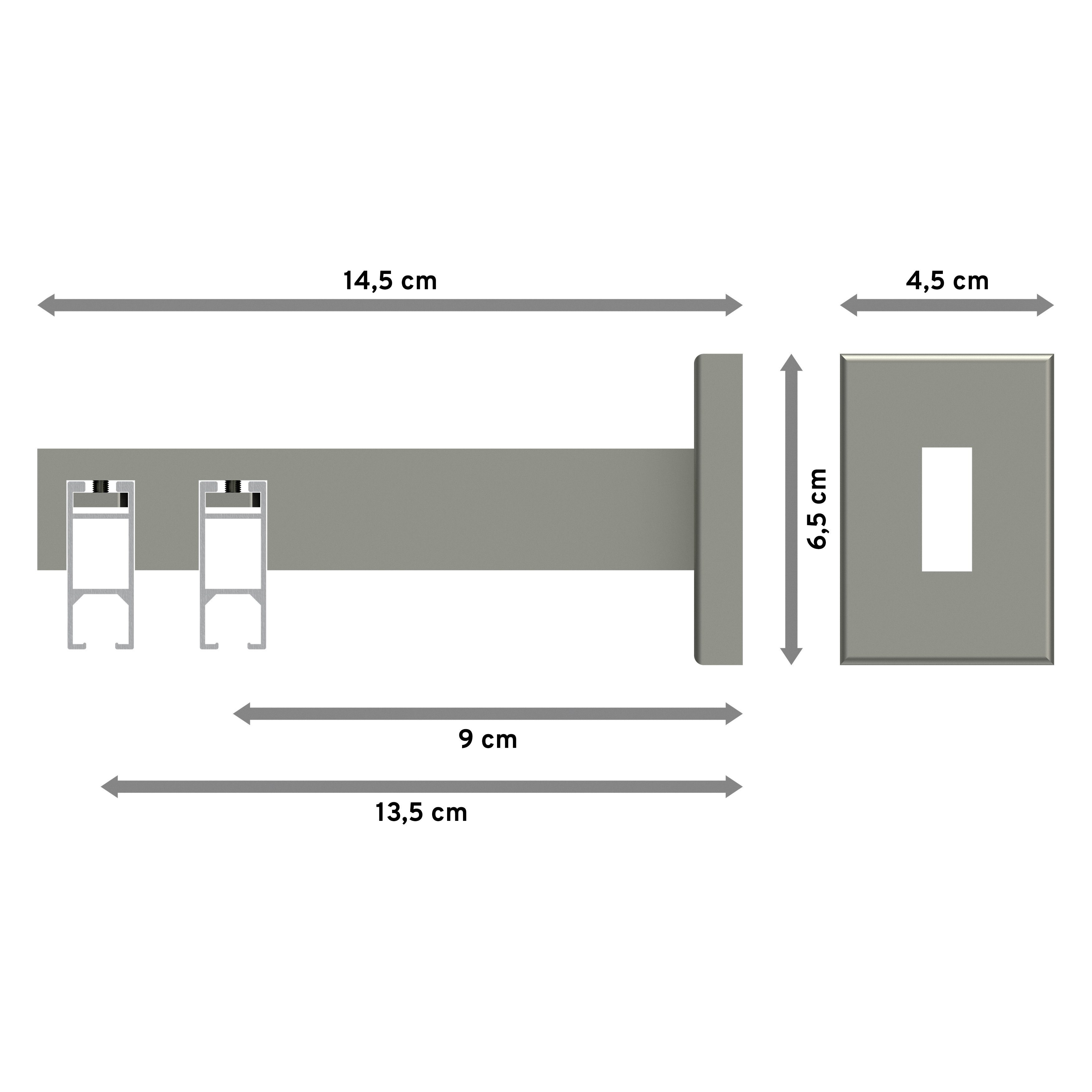 INTERDECO Gardinenstange Smartline Lox, 2-läufig, 14x35 günstig online kaufen