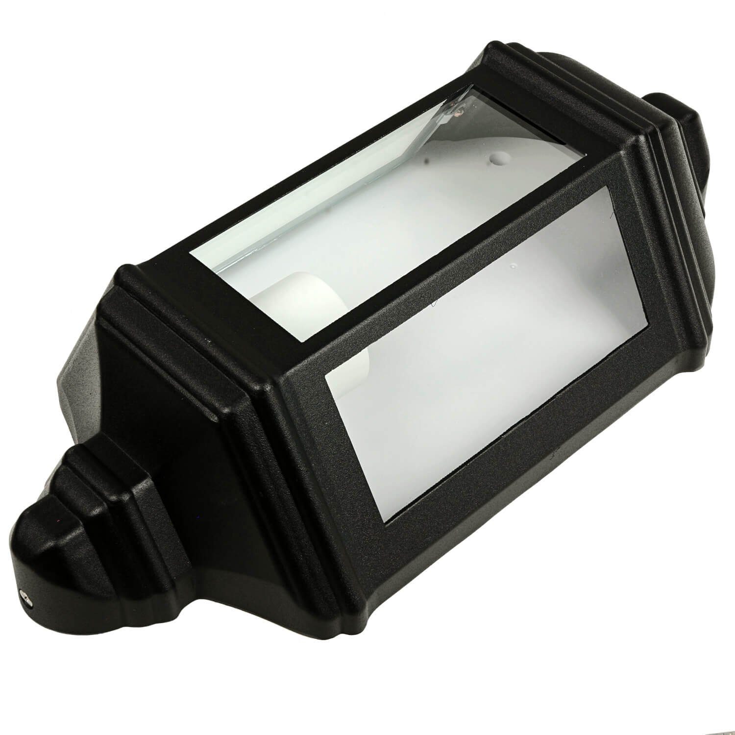 Licht-Erlebnisse Außen-Wandleuchte LIVORNO, ohne Rustikale Wandlampe E27 Außenleuchte außen Schwarz IP44 Leuchtmittel