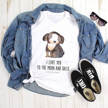 Mr. & Mrs. Panda T-Shirt Hund entspannt - Weiß - Geschenk, T-Shirt, Hundespruch, Hundemotiv, J (1-tlg)