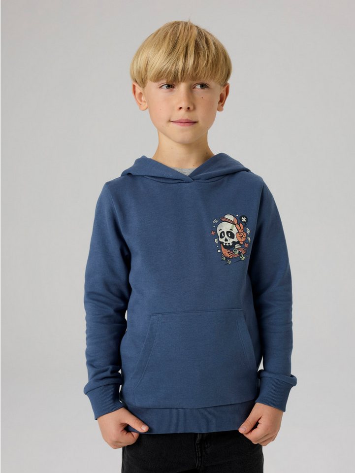 Name It Kapuzensweatshirt NKMBASTIAN LS SWE WH BRU BOX PS NOOS