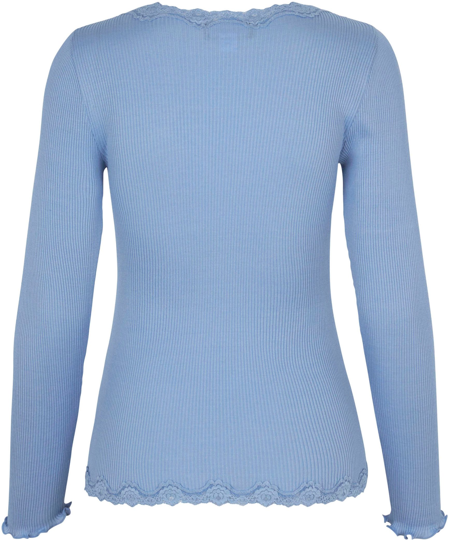 rosemunde Strickjacke Babette Silk Cardigan Vintage-Spitzenbesatz, Perlmutt günstig online kaufen