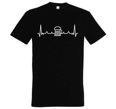 Youth Designz Print-Shirt »Heartbeat Bier Herren T-Shirt« mit lustigem Logo Aufdruck