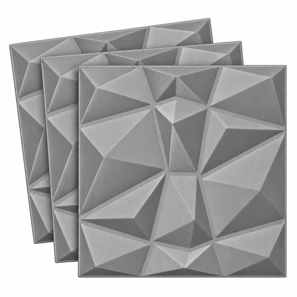 IKHEMalarka 3D Wandpaneel aus Polystyrol Styropor XPS 4m²/16 Stück, BxL: 50,00x50,00 cm, 0,25 qm, (16-tlg) 3D Paneelen für Decke oder Wand