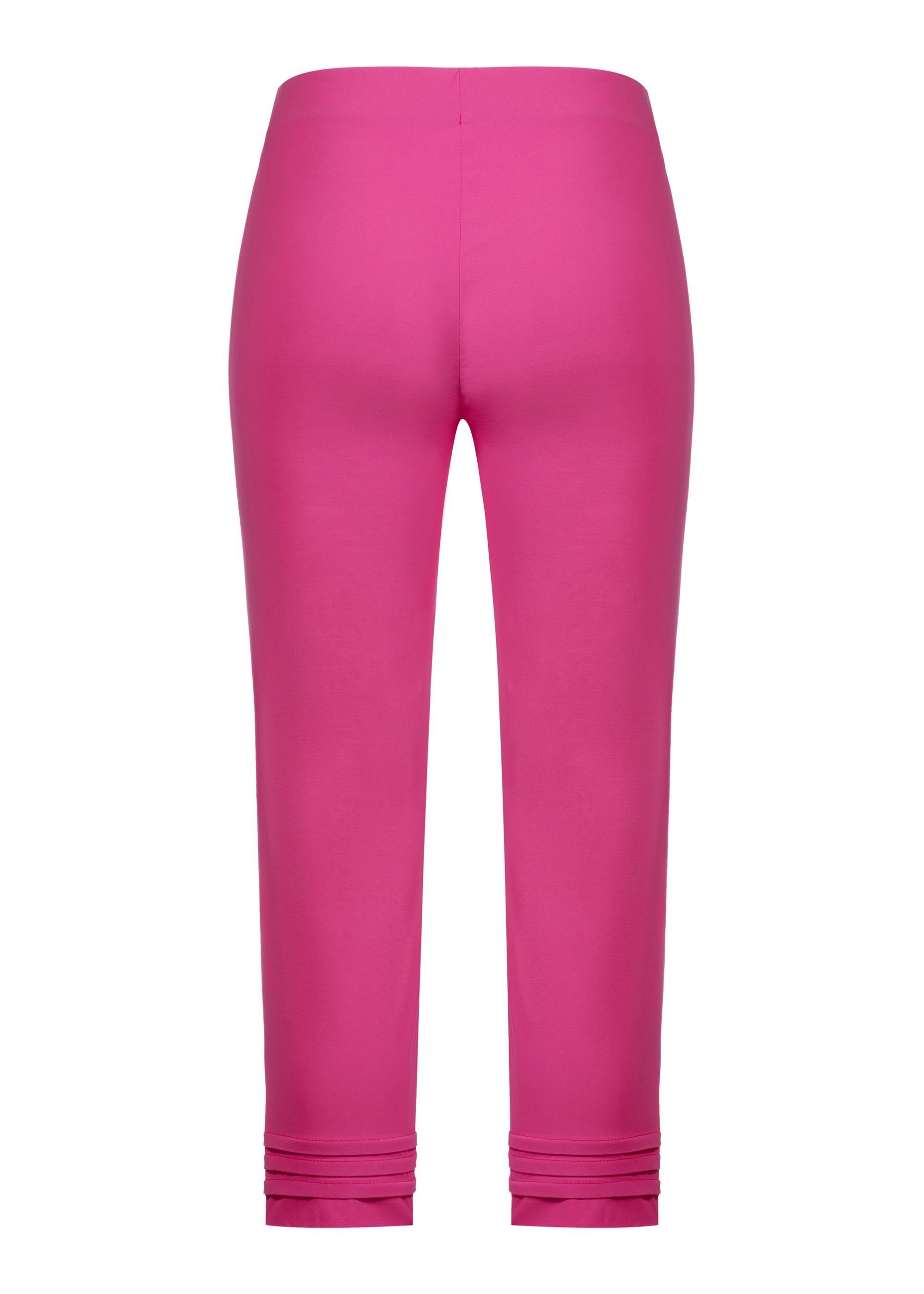 fluo Stoffhose Stehmann fuxia Ina mit Faltendetails