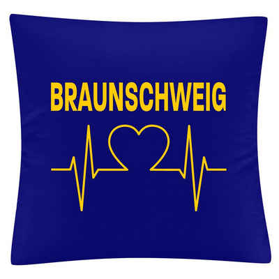 Kissenbezug Braunschweig - Herzschlag - Kissen, multifanshop