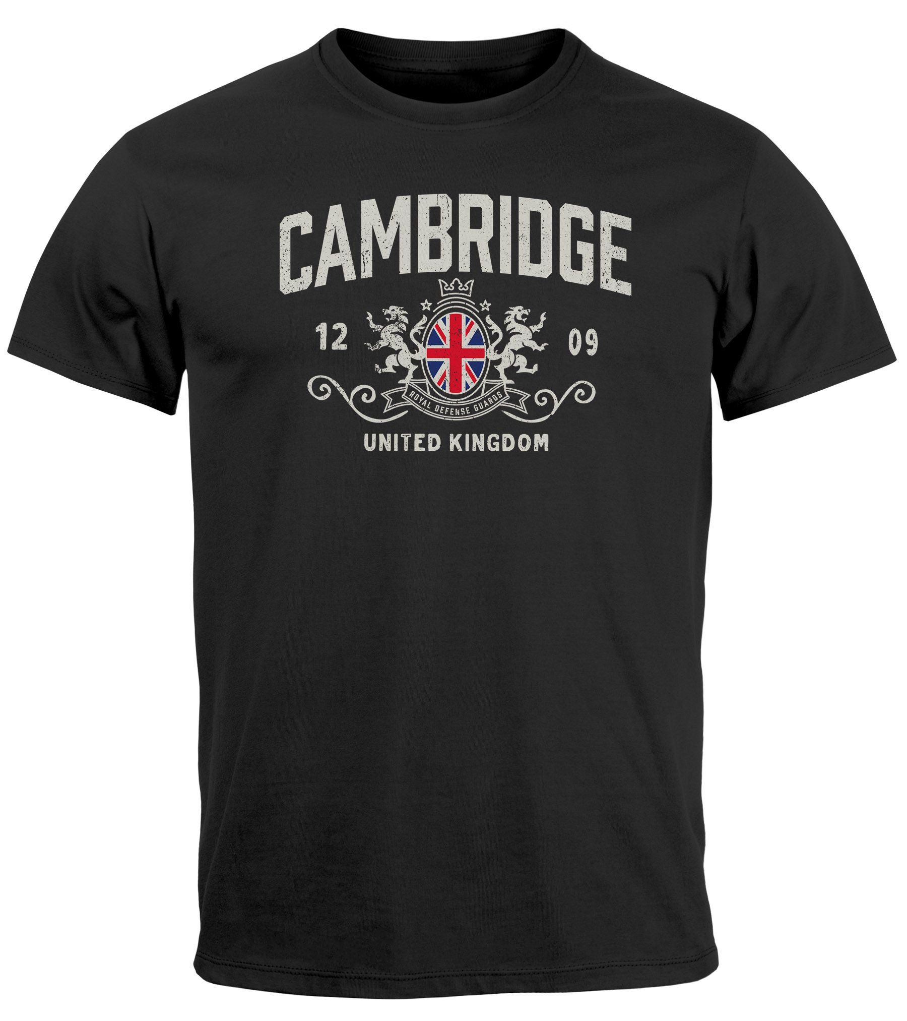 Neverless Print-Shirt Herren T-Shirt Cambridge United günstig online kaufen