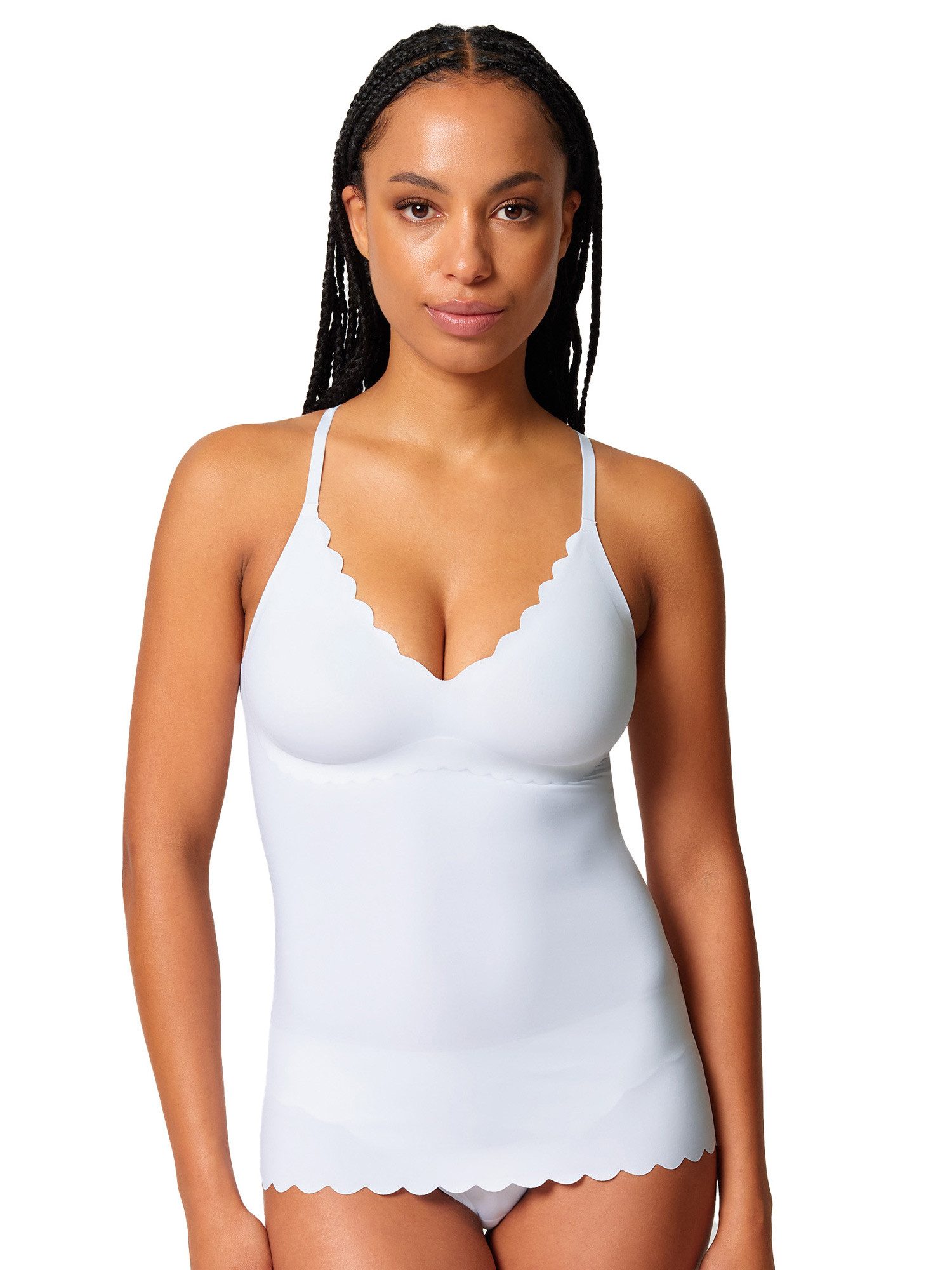 SKINY BH-Hemd Spaghettishirt mit herausnehmbaren Pads Sensation (Stück, 1-tlg) verstellbare Träger, auch überkreuzt tragbar