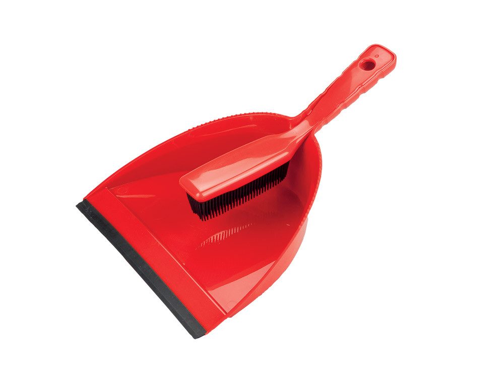 BÜMAG Kehrgarnitur Gummi-Kehrgarnitur Set große Schaufel & Gummibesen