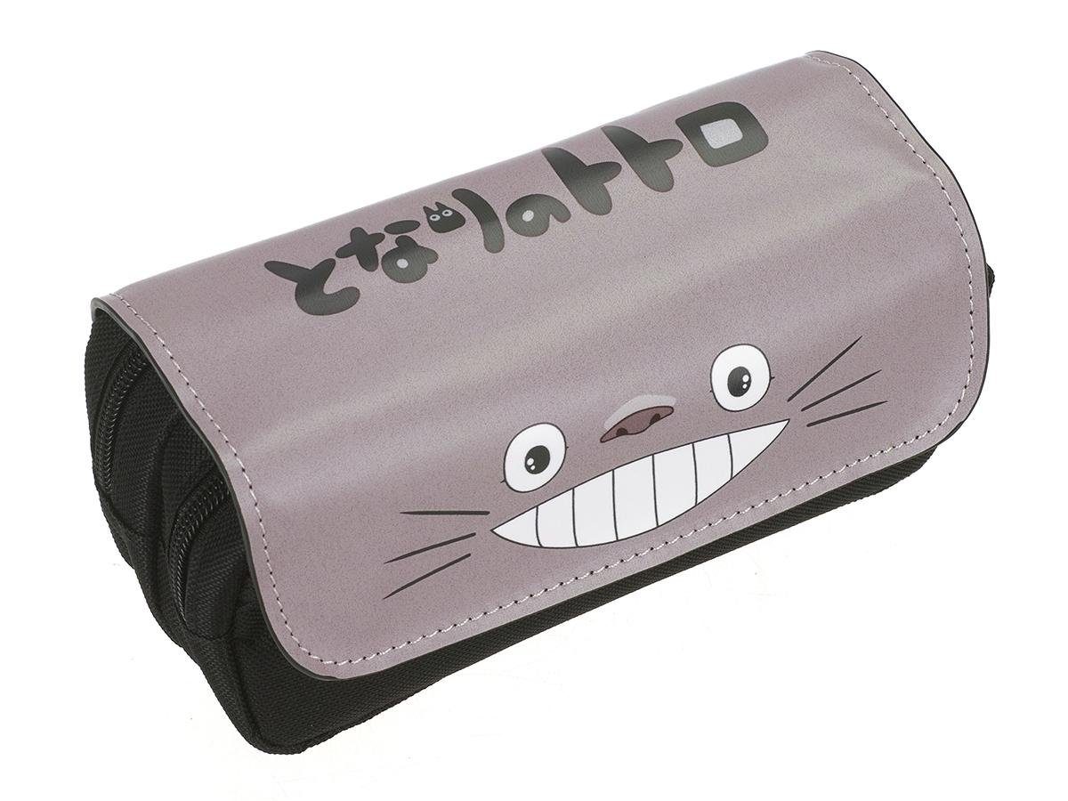 aus, Federtasche Totoro Große für Federtasche GalaxyCat Fans, Abdeckung Federmäppchen mit Federrmäppchen Totoro