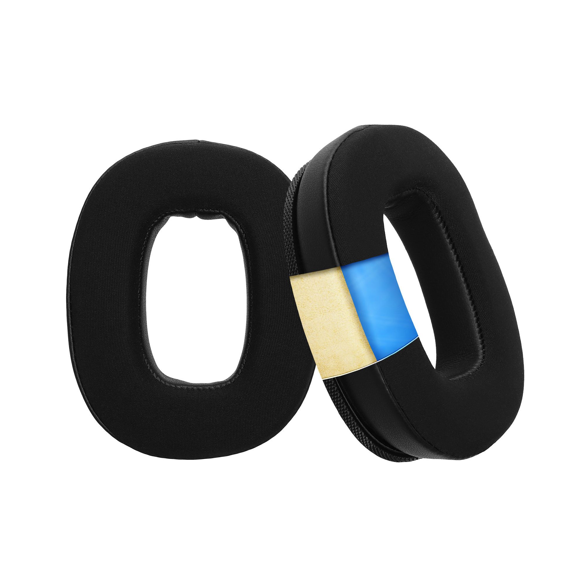 kwmobile Kopfhörer-Schutzhülle 2x Kunstleder Ohrpolster für Marshall Monitor II ANC 2, Ersatz Ohrpolster Kopfhörer Ersatzpolster für Over Ear Headphones