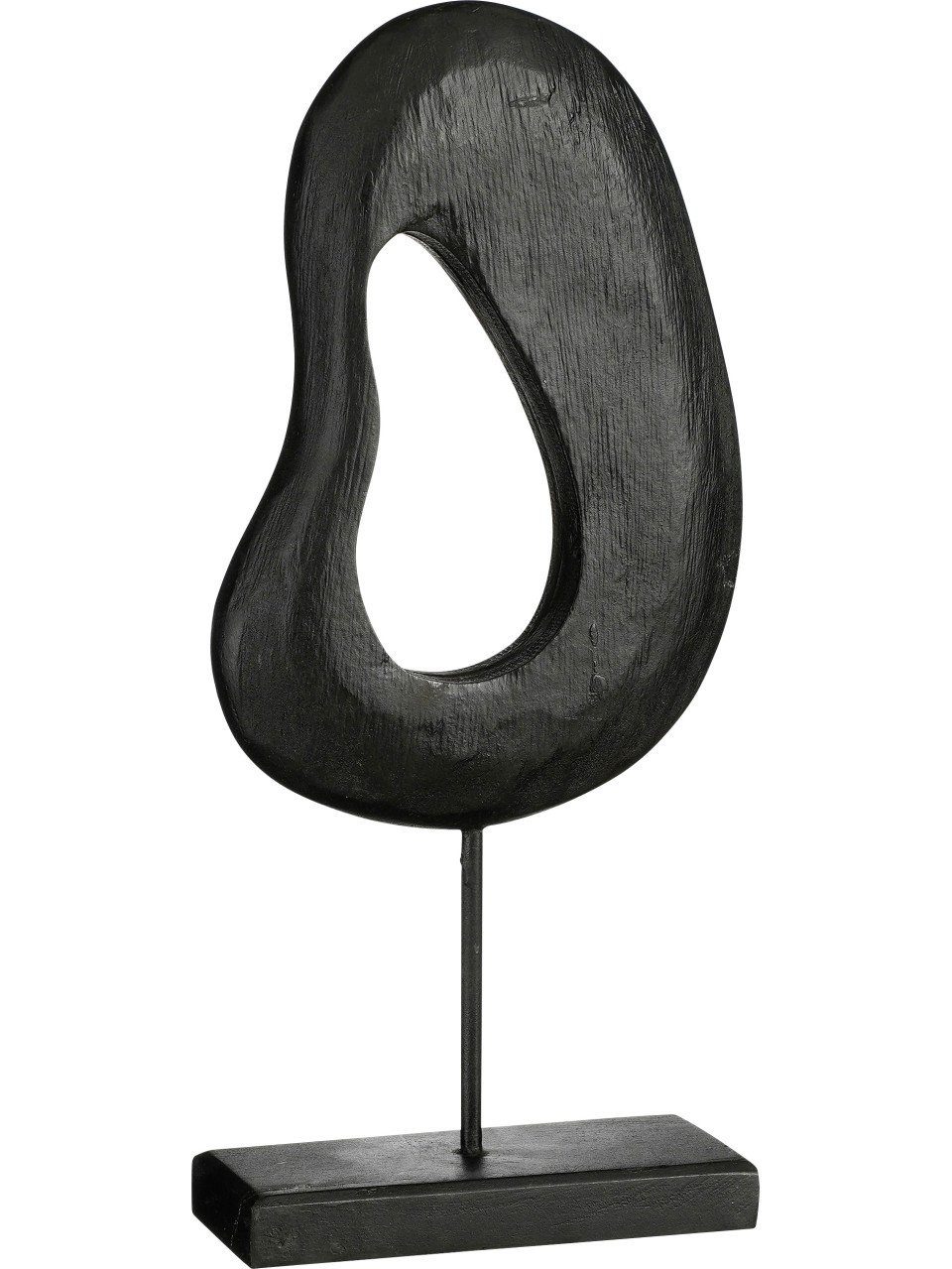Mica Decorations Dekofigur Mica Dekorationobjekt Pastina schwarz Mangoholz